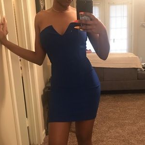 ROYAL BLUE DRESS